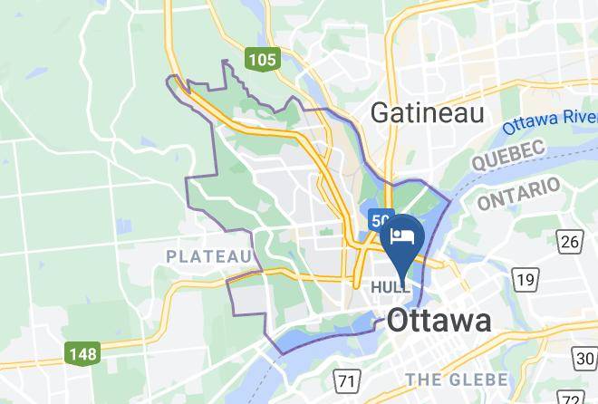 Four Points By Sheraton Hotel & Conference Centre Gatineau Ottawa Map