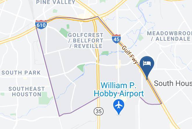 Harris - Four Points By Sheraton Houston Hobby Airport Maps