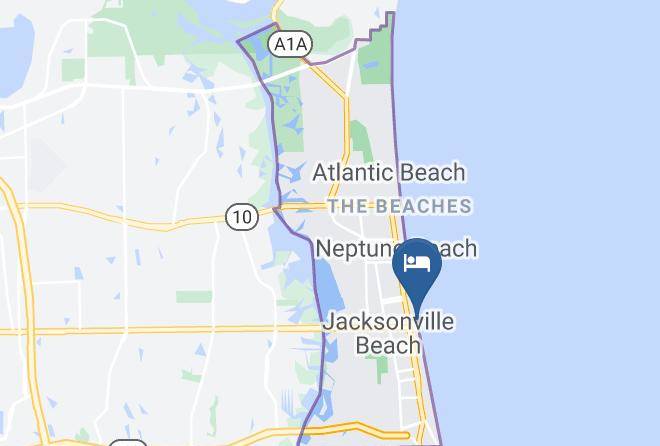 Duval - Four Points By Sheraton Jacksonville Beachfront Maps