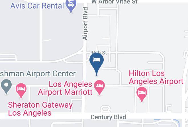 Los Angeles - Four Points By Sheraton Los Angeles International Airport Maps