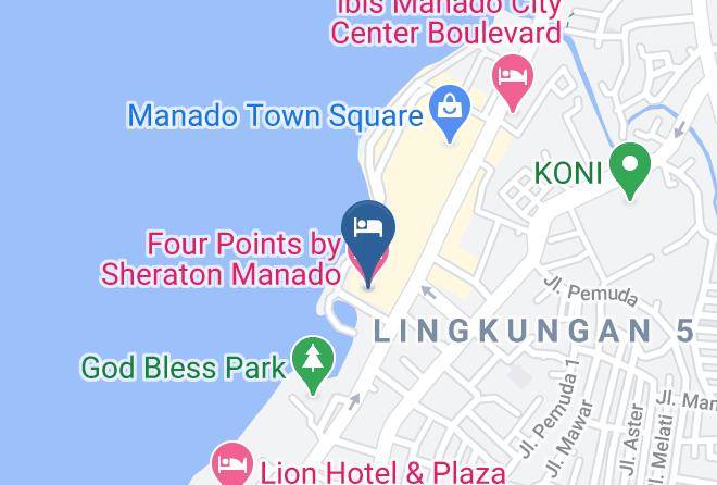 Kota Manado - Four Points By Sheraton Manado Maps