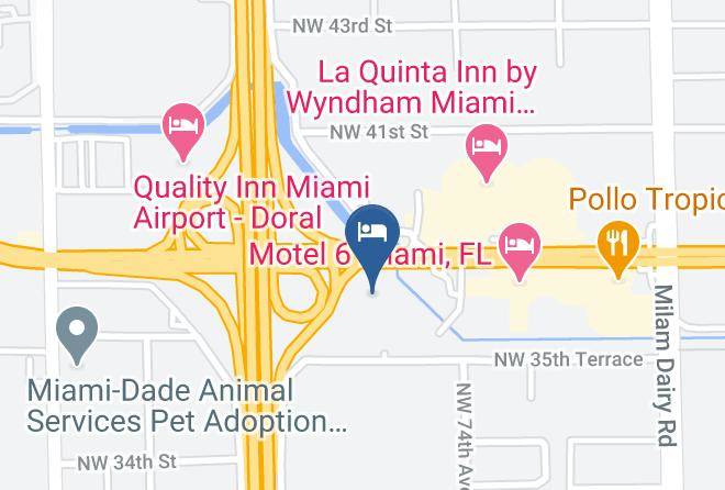 Miami Dade - Four Points By Sheraton Miami Airport Maps