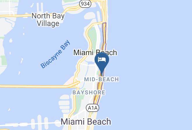 Miami Dade - Radisson Resort Miami Beach Maps