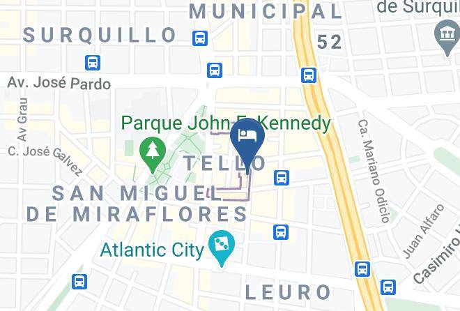 Miraflores - Four Points By Sheraton Miraflores Maps