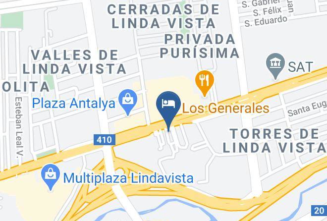Guadalupe - Four Points By Sheraton Monterrey Linda Vista Maps