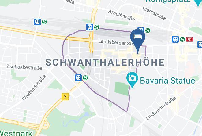 Munich District - Four Points By Sheraton Munich Central Maps
