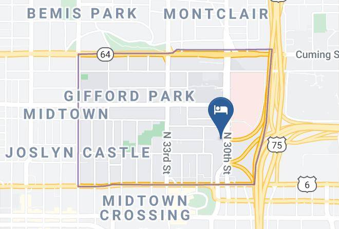 Four Points By Sheraton Omaha Midtown Map