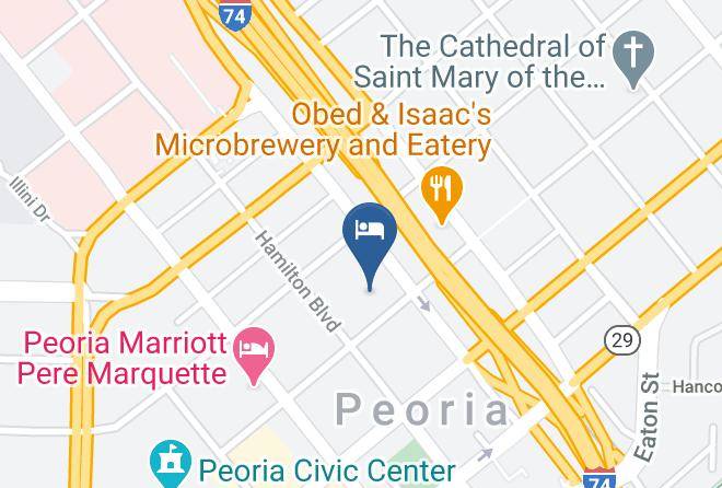Peoria - Four Points By Sheraton Peoria Maps