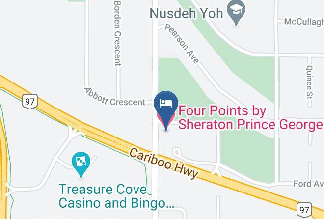 Fraser Fort George - Four Points By Sheraton Prince George Maps