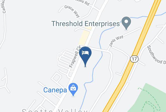Santa Cruz - Four Points By Sheraton Santa Cruz Scotts Valley Maps