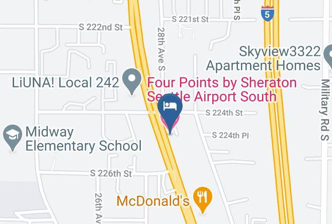 King - Four Points By Sheraton Seattle Airport South Maps