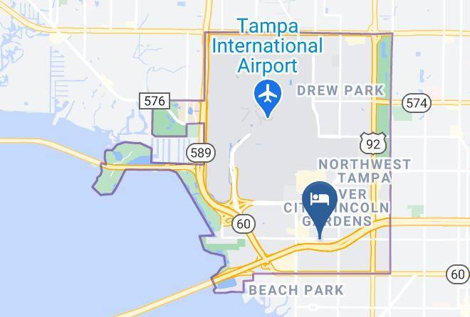 Hillsborough - Four Points By Sheraton Suites Tampa Airport Westshore Maps