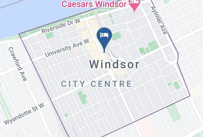 Essex - Four Points By Sheraton Windsor Downtown Maps