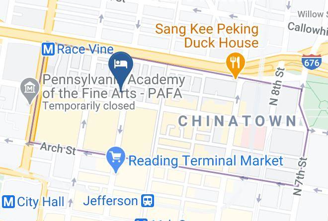 Philadelphia - Four Points By Sheraton Philadelphia City Center Maps