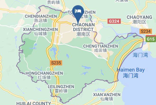 Four Seasons Business Hotel Shantou Map