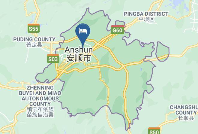 Anshun - Four Seasons Garden Hotel Maps