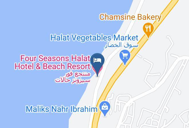 Jbail - Four Seasons Halat Hotel & Beach Resort Maps