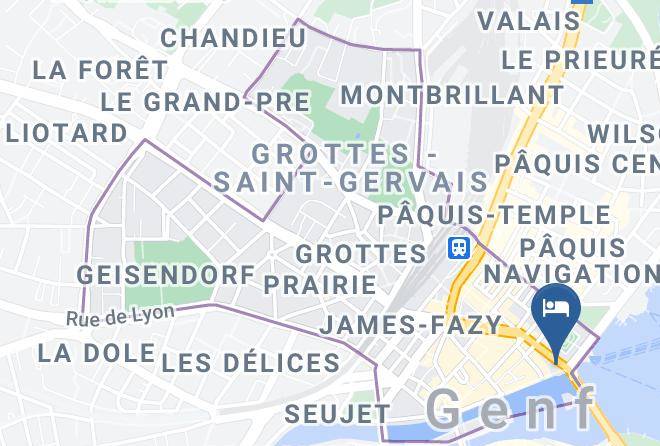Geneva - Four Seasons Hotel Des Bergues Geneva Maps