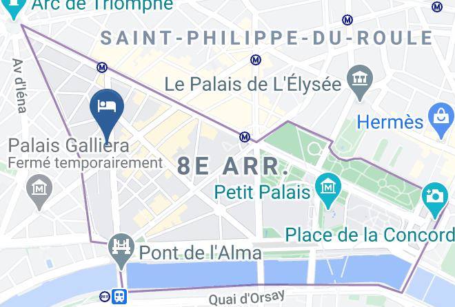 Paris - Four Seasons Hotel George V Paris Maps