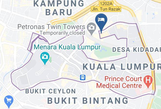 Kuala Lumpur - Four Seasons Hotel Kuala Lumpur Maps