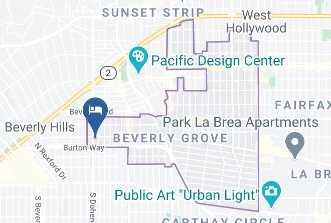 Los Angeles - Four Seasons Hotel Los Angeles At Beverly Hills Maps