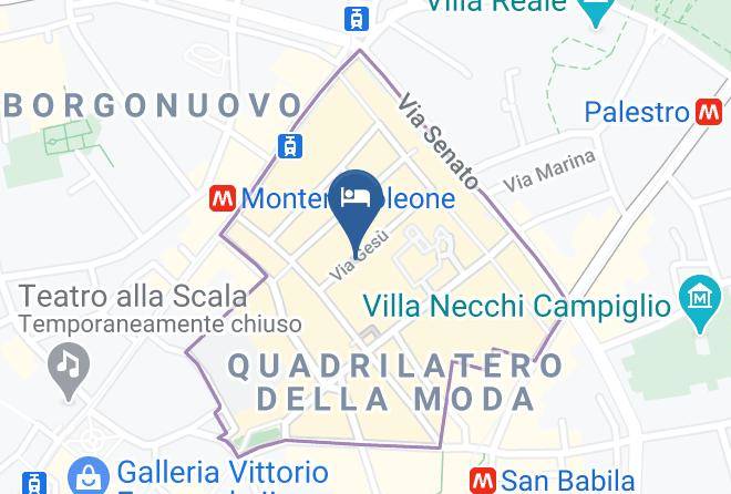 Four Seasons Hotel Milan Map