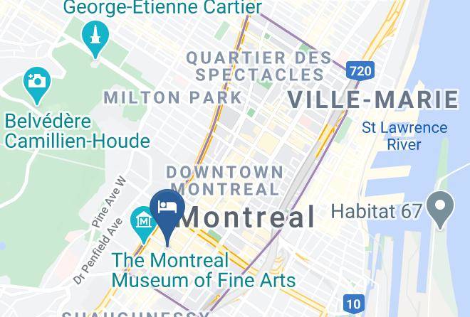 Four Seasons Hotel Montreal Map