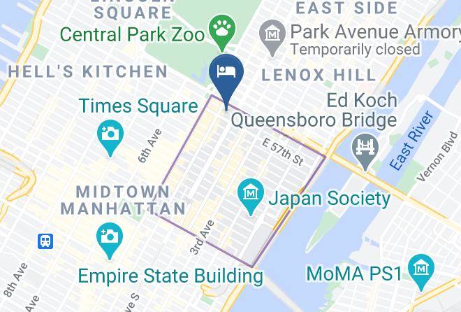 Four Seasons Hotel New York Map