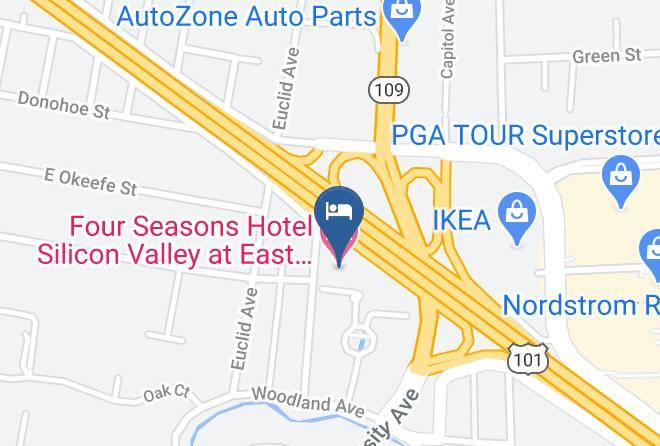 San Mateo - Four Seasons Hotel Silicon Valley At East Palo Alto Maps