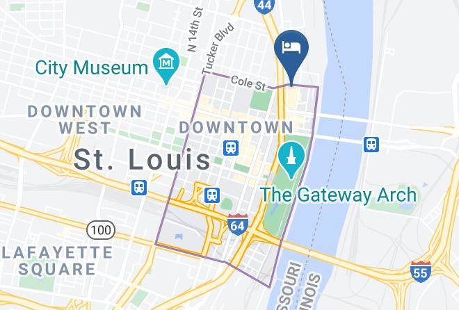 St Louis City - Four Seasons Hotel St Louis Maps