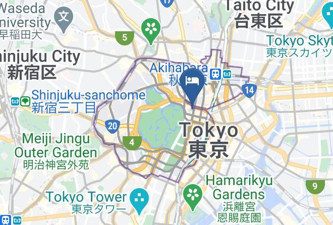 Chiyoda Ward - Four Seasons Hotel Tokyo At Otemachi Maps