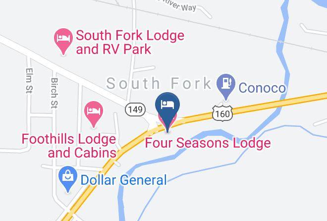 Rio Grande - Four Seasons Lodge Maps