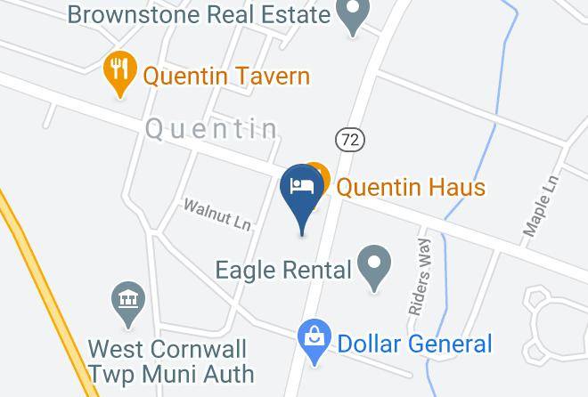 Lebanon - Four Seasons Motel Maps