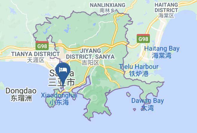 Four Seasons Ocean Courtyard Hotel Sanya Map