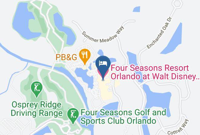 Orange - Four Seasons Resort Orlando At Walt Disney World Resort Maps