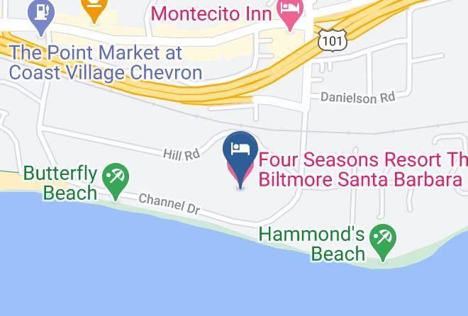 Santa Barbara - Four Seasons Resort The Biltmore Santa Barbara Maps