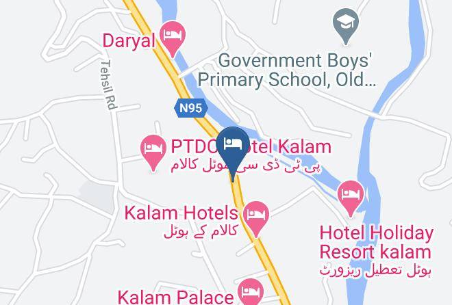 Peshawar - Four Star Hotel Kalam Maps