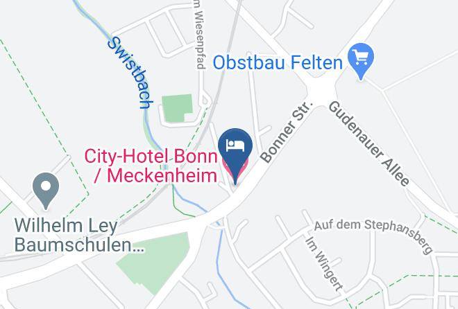 Four Stars By City Hotel Map