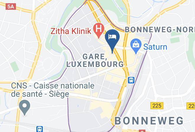 Luxembourg Gare - Four Stars Mg Hotels Maps