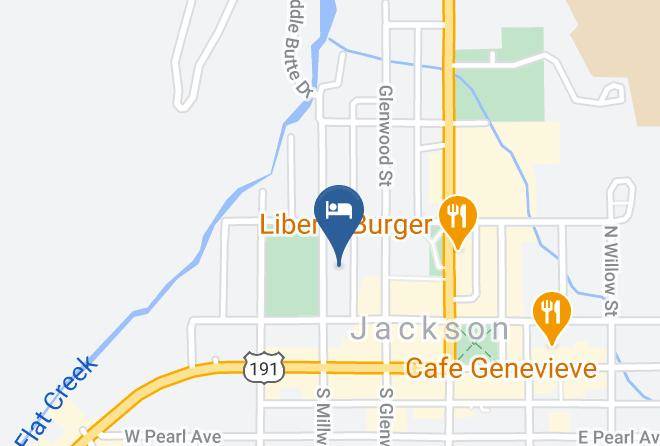 Teton - Four Winds Motel Maps