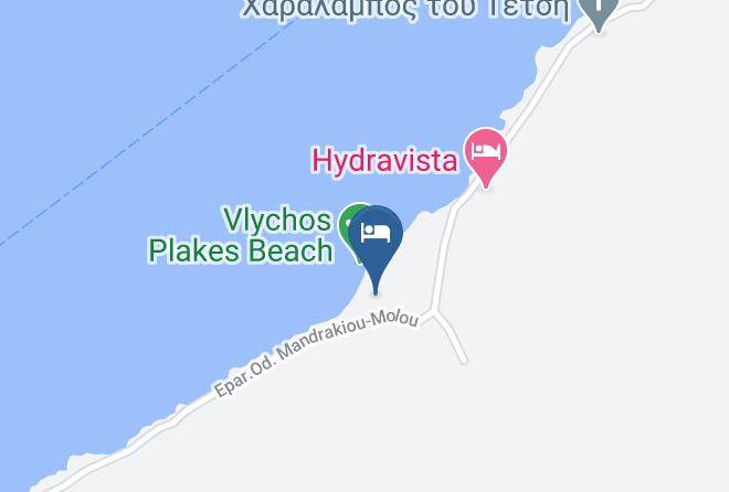 Fourseasonshydra Luxury Suites And Restaurant Map