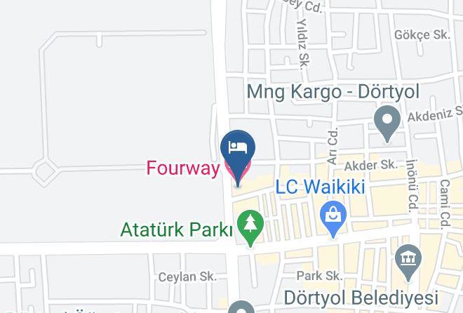 Dortyol - Fourway Hotel Maps