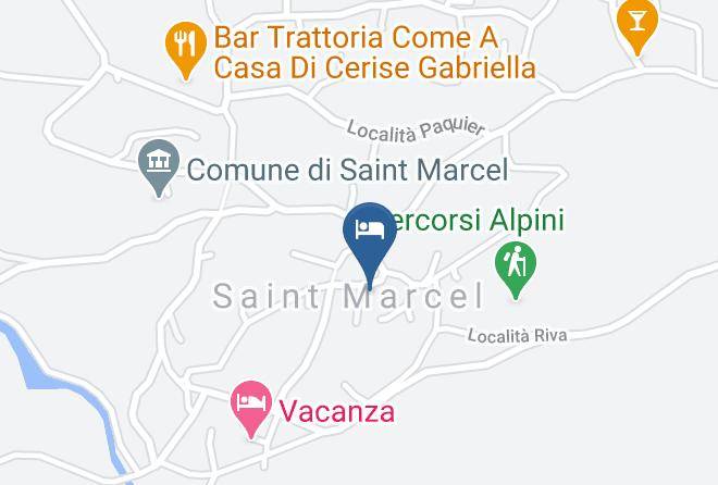 Aosta - Fove Camera Vacanza Maps