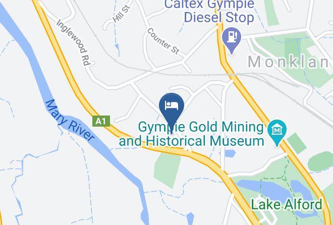Gympie - Fox Glenn Motor Inn Maps