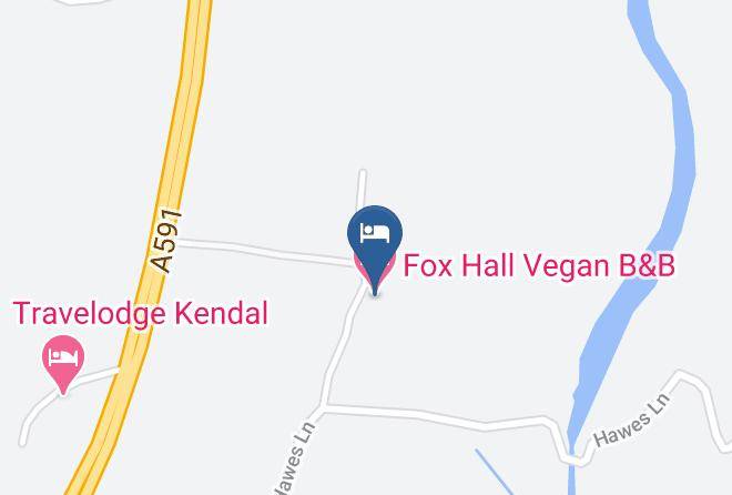 Fox Hall Vegan B&b Map