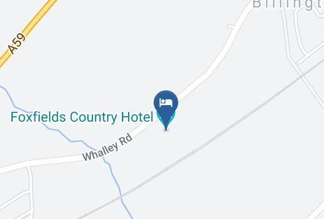 Lancs - Foxfields Country Hotel Maps