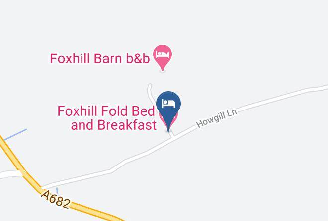 Lancs - Foxhill Fold Bed And Breakfast Maps