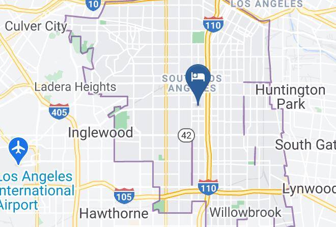 Los Angeles - Foxy's Motor Inn Maps