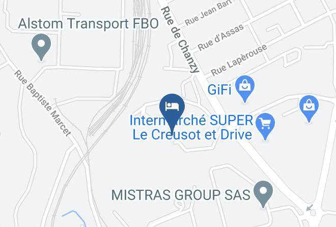 Saone Et Loire - Foyer Des Jeunes Travailleurs Du Creusot Maps