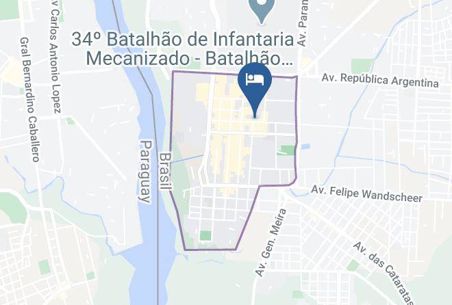 Foz Do Iguacu - Foz Express Hotel Maps